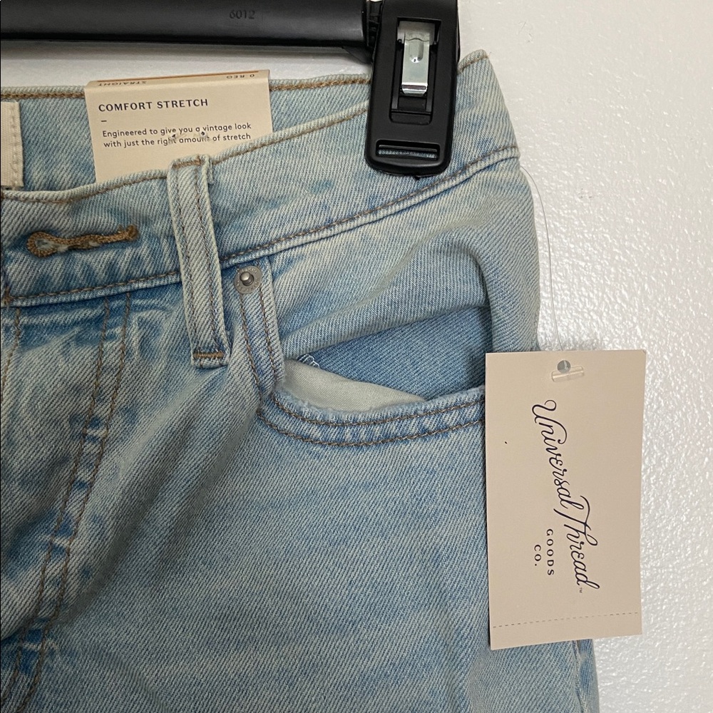 Universal Thread Goods Co. High Rise 90s Straight Women’s Jeans Size 0 Regular - Picture 6 of 7